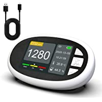 Imbomsi Monitor de calidad del aire para CO2-AQI-PM2.5-PM1.0-PM10- medidor de calidad del aire interior- probador…